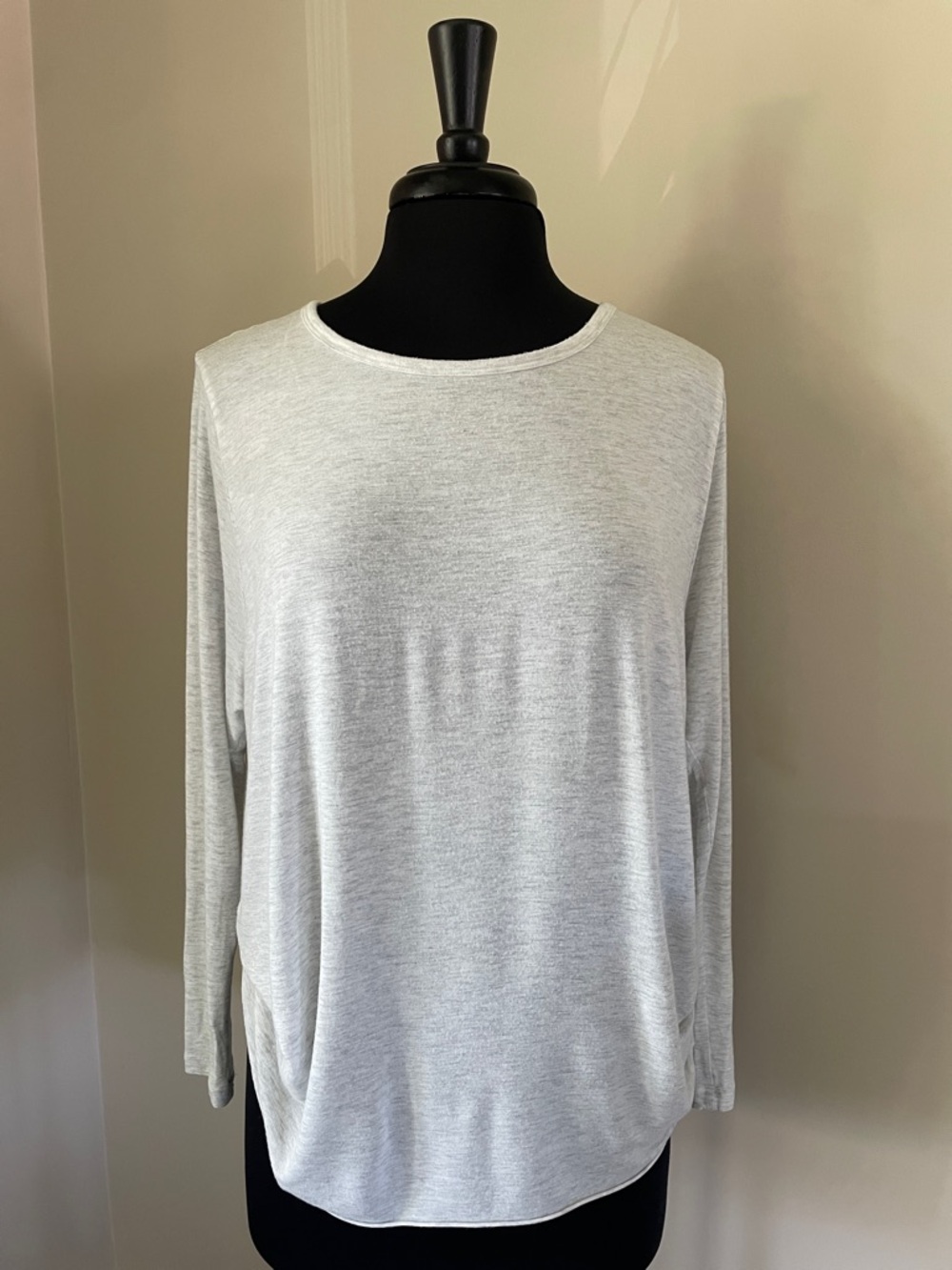 Light Gray Long Sleeve Women's Top